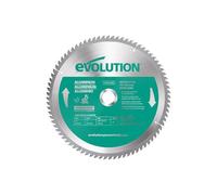 Evolution Power Tools Circular Saw Blade A255TCT-80MS Carbide Tipped for Aluminium 255mm