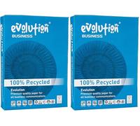Evolution A4 100gsm Business Paper Ream - White (Pack of 2)