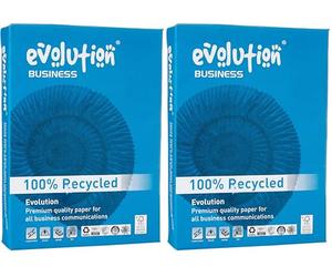 Evolution A4 100gsm Business Paper Ream - White (Pack of 2)