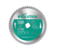 Evolution - Aluminium Cutting Circular Saw Blade 185 x 20mm x 60T