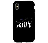 Evolution angler shirt fly fishing bait cool fisherman gift Case for iPhone X/XS