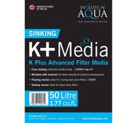 Evolution Aqua K+ Media 50L Sinking Black - KPLUSMEDIA50LBLACK - Class-Leading Surface Area Bio Filter Media for Faster Maturation