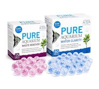 Evolution Aqua PURE Aquarium Waste Remover Balls 15 & 50 Pack - Bacteria Treatment for Sludge Removal, Fish Waste & Clear Water, Freshwater Tanks