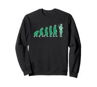 EVOLUTION Bagpipe Music Bagpiper green Scotland Travel Sweatshirt