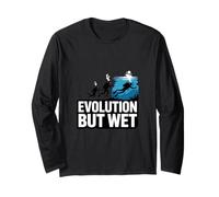 Evolution But Wet Scuba Diving Evolution Long Sleeve T-Shirt