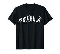 Evolution cricket player T-Shirt