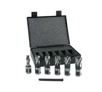 Evolution Power Tools Magnetic Drilling Cutter Kit HTCCUTKIT6S Short Series 25 mm 6-Pack Orange