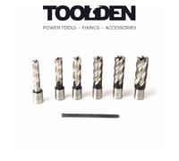 Evolution CUTTERKITL 50mm Long Broaching Cutter Kit 12-22mm (6 Pieces)