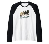 Evolution - Darwin’s Finches in Shades Raglan Baseball Tee