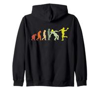 Evolution Dodgeball burning ball players beach Sport coaches Zip Hoodie