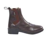 Evolution Double Zip Front Leather Paddock Boots Dublin Brown 7