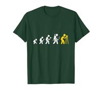Evolution Engineer Ingeniero Civil Civil Engineering T-Shirt, Men, Dark Green, 3X-Large
