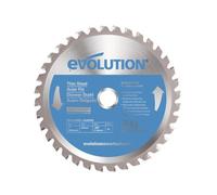 Evolution Evobladets Thin Steel Cutting Circular Saw Blade 180 X 20mm X 68T Evlevo180Ts