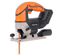 Evolution Power Tools Cordless Jigsaw, Black/Orange