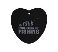 Evolution Fishing Car Air Freshener Decorative Hanging Aromatherapy Tablets for Car Trucks Love form