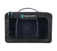 Evolution Fishing Plastix Case - Large, Waterproof Soft Plastic Lure Storage Box, EVA Structured Interior, Clear Lid, Removable Dividers, Tackle Organizer
