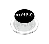 Evolution From Apes to Bowling for Pin Bowling PopSockets PopGrip for MagSafe