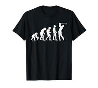 Evolution from Human to Golfer Funny Swing Humor T-Shirt