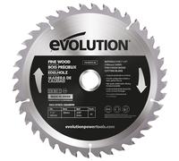 Evolution Power Tools FW185TCT-40, Fine Finish Wood Cutting TCT Saw Blade, 40 Teeth, Clean, Splinter Free Cut, 185mm