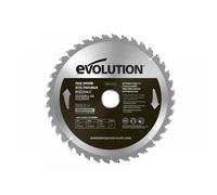 Evolution Power Tools FW210TCT-40 Fine Finish Wood Cutting TCT Saw Blade, 40 Teeth, Clean, Splinter Free Cut, 210mm, Silver, Black