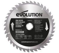 Evolution FW255TCT-60 Fine Wood Mitre/Table Saw Blade 255 x 25.4mm...