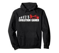 Evolution Gamer Shirt Funny Gaming Rage Design Pullover Hoodie