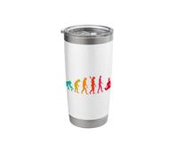 Evolution Graphic Meditating Meditation Relaxation Namaste Stainless Steel Insulated Tumbler