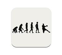 Evolution Handball Sport Athlete Handballer Cork Coaster - 1 Unit (95 x 95 mm)