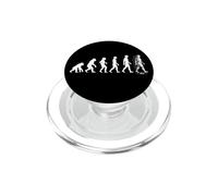Evolution Human to AI AI Robot Artificial Intelligence PopSockets PopGrip for MagSafe