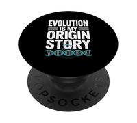 Evolution Is My Origin Story DNA Spiral Design PopSockets Adhesive PopGrip