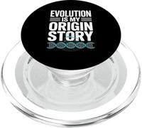Evolution Is My Origin Story DNA Spiral Design PopSockets PopGrip for MagSafe
