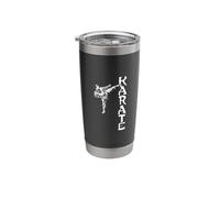 Evolution Karate Taekwondo Aikido Ju-Jutsu Kung-Fu Karate Stainless Steel Insulated Tumbler