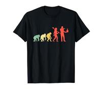 Evolution Magician Wand Hat Cards Magic Tricks Illusionist T-Shirt