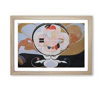 Evolution No.13 by Hilma Af Klint Framed Print | A2 Oak Framed Wall Art | Ready to Hang | Modern Nature Picture | Living Room Bedroom Lounge Office