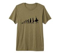 Evolution of a Ballet Dancer Ballerina Dancing School Premium T-Shirt