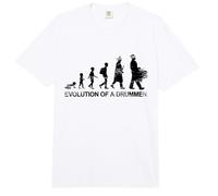 Evolution of A Drummer Drums Marching Snare Comfort Colors Adult Heavyweight T-Shirt