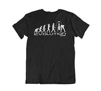 Evolution of A Farrier - Mens Horse Themed Occupation Novelty Organic Cotton T-Shirt (Large, Black)