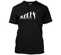 Evolution of a Fisherman Men's Unisex T-Shirt - Black XX-Large