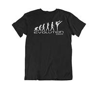 Evolution of A Kickboxer - Mens Kickboxing Martial Arts Novelty T-Shirt (Large, Black)