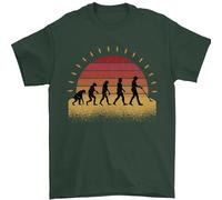 Evolution of a Metal Detector Detecting Mens T-Shirt 100% Cotton Forest Green XL