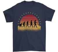 Evolution of a Metal Detector Detecting Mens T-Shirt 100% Cotton Navy Blue 2XL