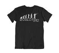 Evolution of A Morris Dancer - Mens Dancing Hobbie Novelty T-Shirt (Large, Black)