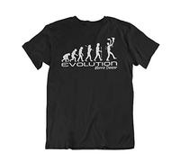 Evolution of A Morris Dancer - Mens Dancing Hobbie Novelty T-Shirt (X-Large, Black)