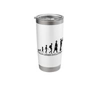 Evolution of a Pizza Lover Stainless Steel Insulated Tumbler