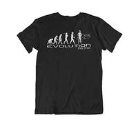 Evolution of A Rally Driver - Mens Rally Racing Hobbie Novelty T-Shirt (XX-Large, Black)