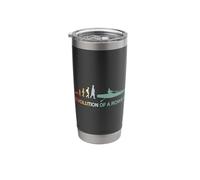 Evolution of A Rower Rowing Regatta Stainless Steel Insulated Tumbler