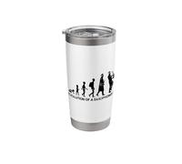 Evolution of A Saxophonist Marching Band Reed Instrument Stainless Steel Insulated Tumbler