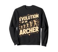 Evolution Of An Archer Bow Hunting Archery Sweatshirt
