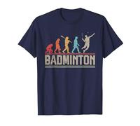 Evolution of Badminton Funny Shuttlecocks Birdie Sport T-Shirt