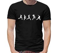 Evolution of Cricket Bowling - Mens T-Shirt - Black - Small